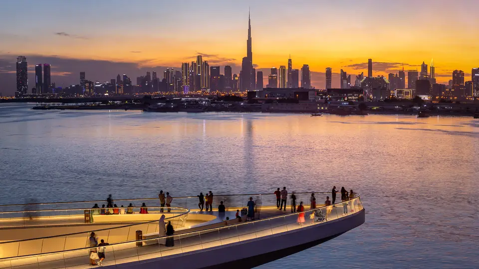 The Viewing Point at sunset — photo (Emaar)